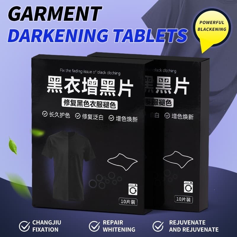 Factory Black Clothing Repair Black Restore Color Fixing Laundry Sheets Cross-border Black Garment Refresh Brighten Restore Blackening Sheets