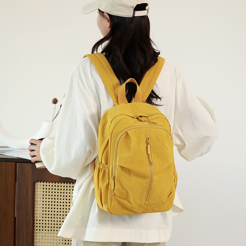 Korean-style simple backpack, new campus backpack for middle school students, casual outdoor travel versatile hiking bag