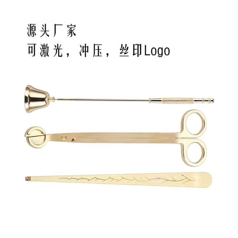 Amazon Hot Selling Candle Scissors, Snuffer, Aromatherapy Candle Tools, Candle Accessories, Cutter Snuffer Wick Set of 3