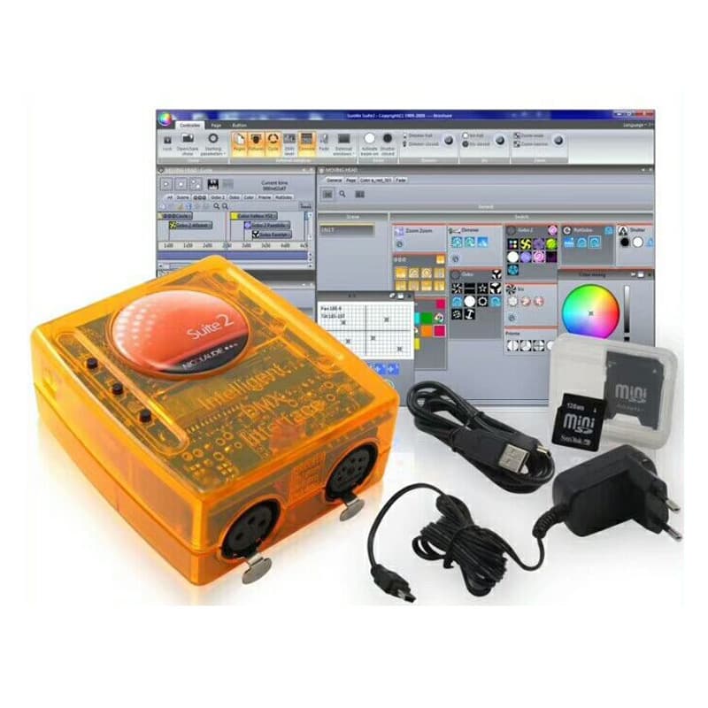 Sunlite suite2 FC usb computer controller sunlite FC lighting console DMX1536 software