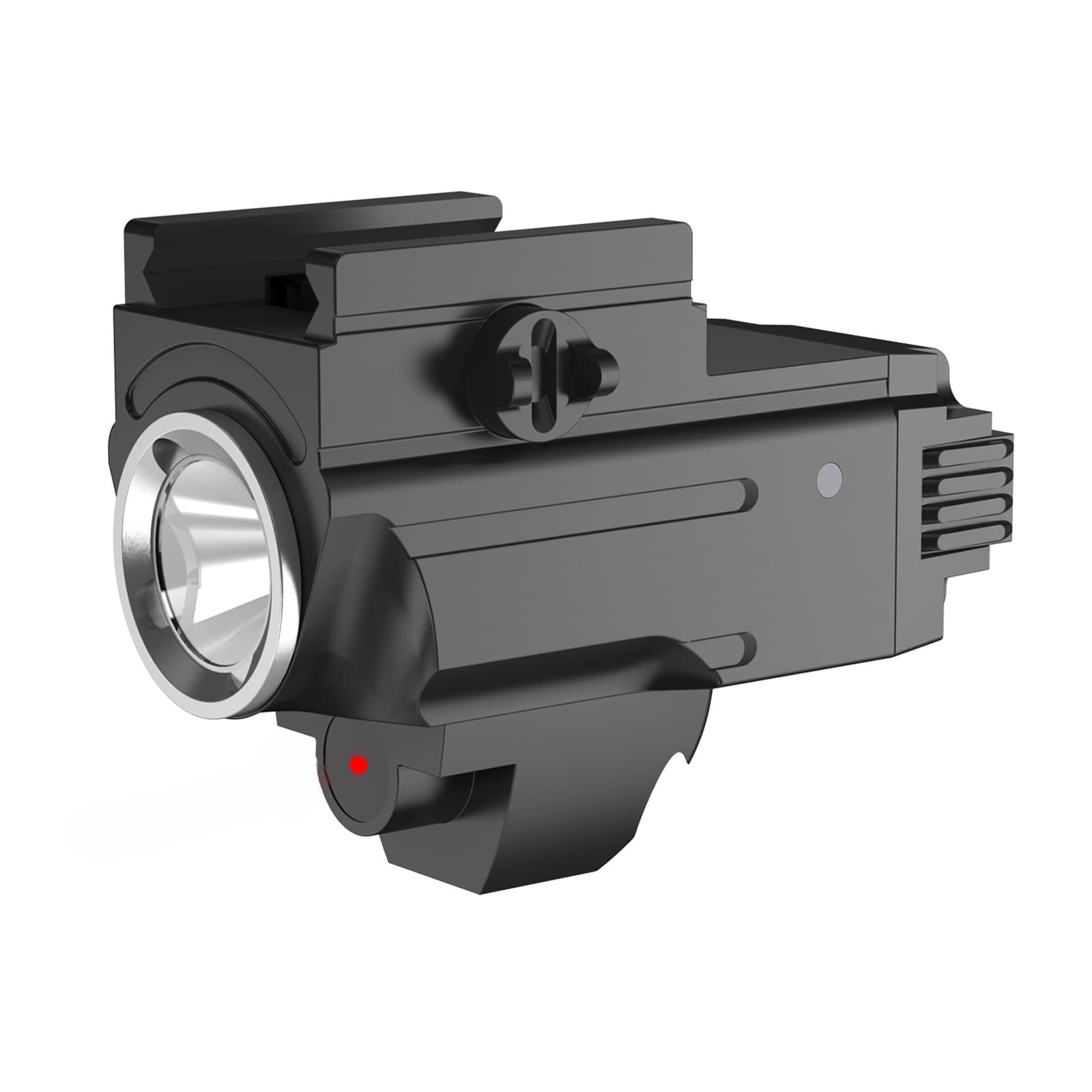 Outdoor Tactical Flashlight with Under-Barrel Laser Sight, Flashlight Illumination, High-Brightness Red Laser Rail Light, Under-Barrel Flashlight