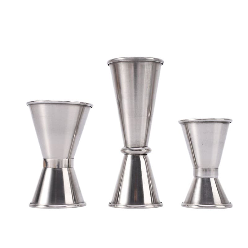 Factory Supply 25/50ml Premium Stainless Steel Measuring Cup Bar Jigger Double-Sided Ounce Cup Cocktail Measure