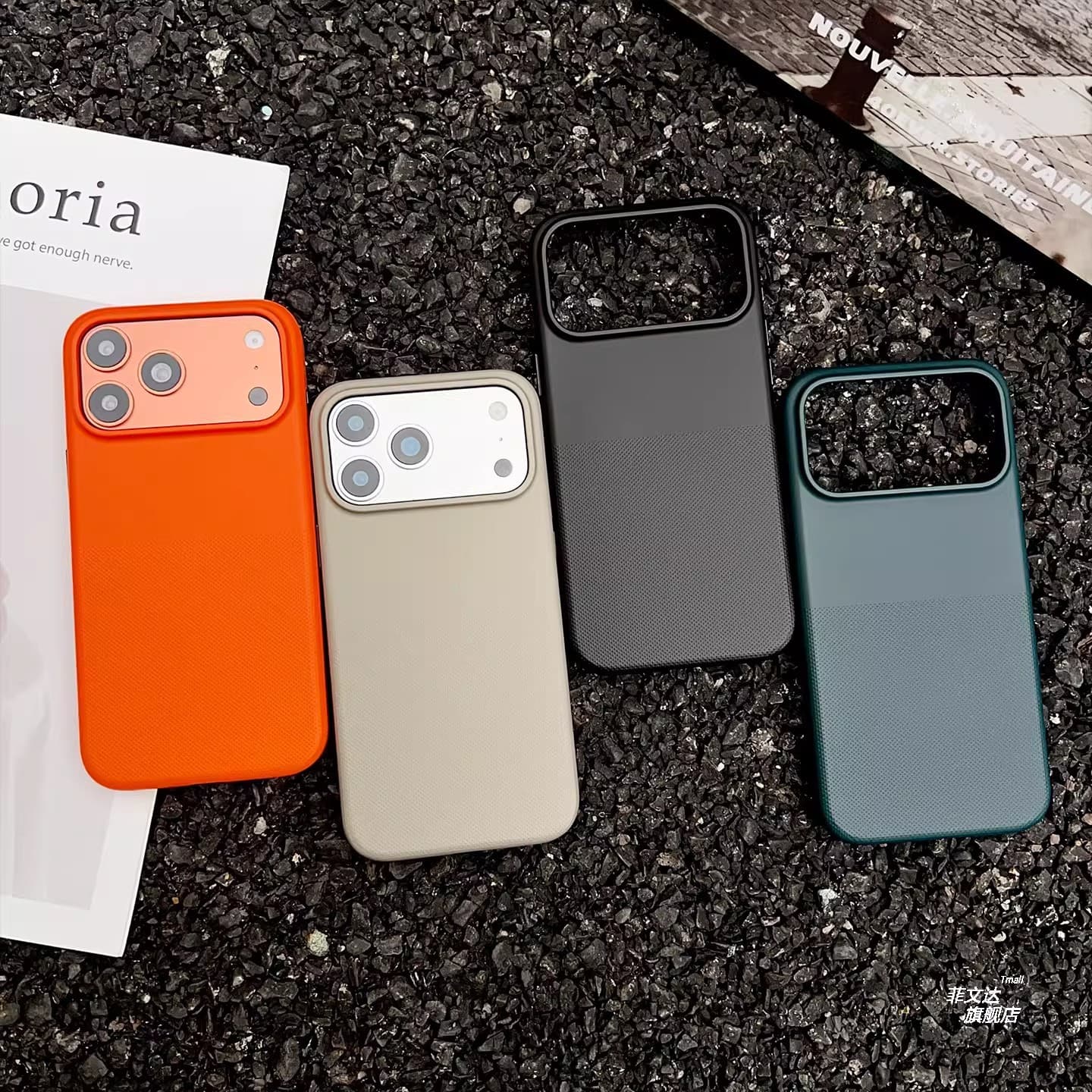 Official model with polka dots suitable for Apple 17ProMax mobile phone case, ultra-thin magnetic suction with AI button, iP16pro protective cover