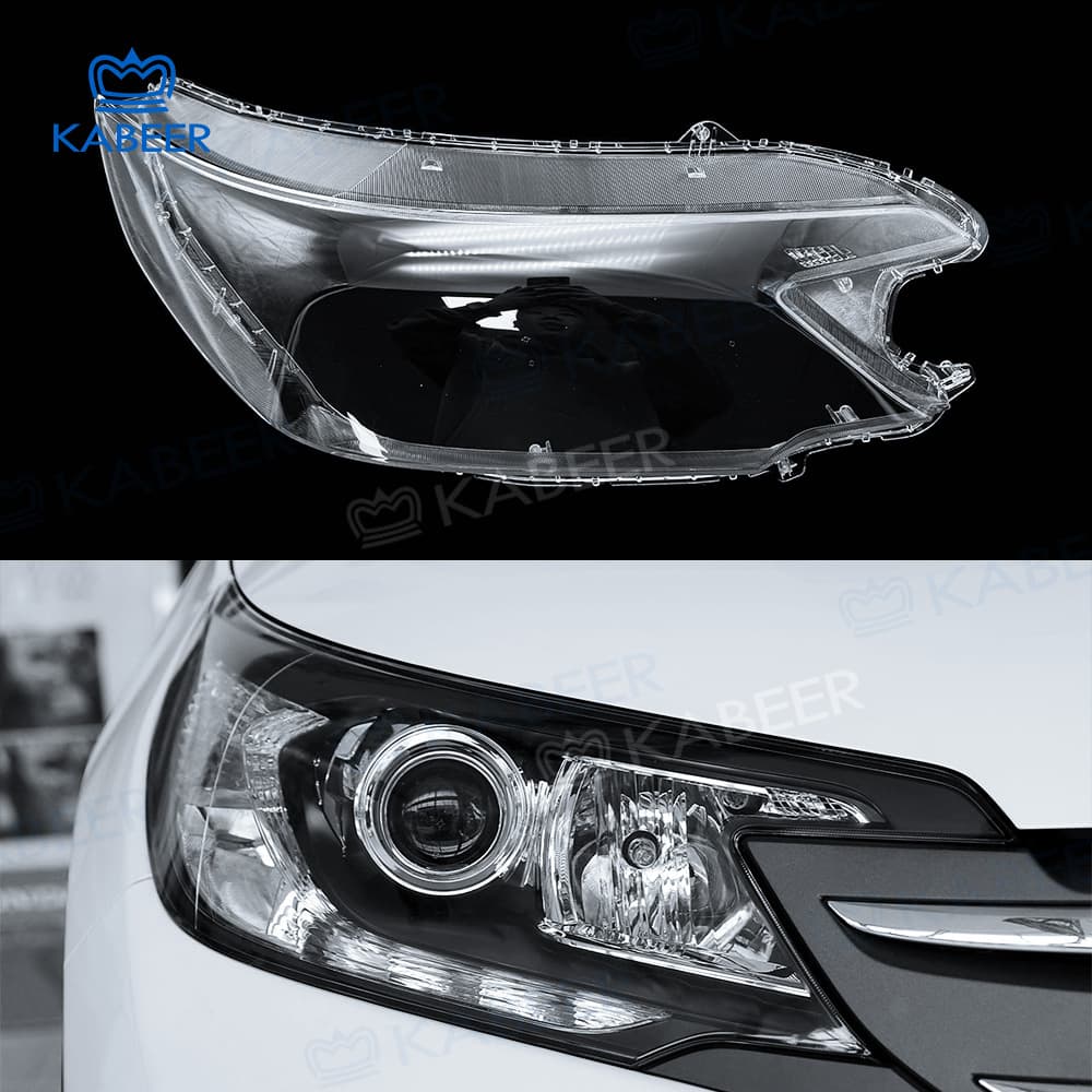 Compatible with 2012-2014 CRV Headlight Lens CRV Headlight Cover Transparent PC Cover