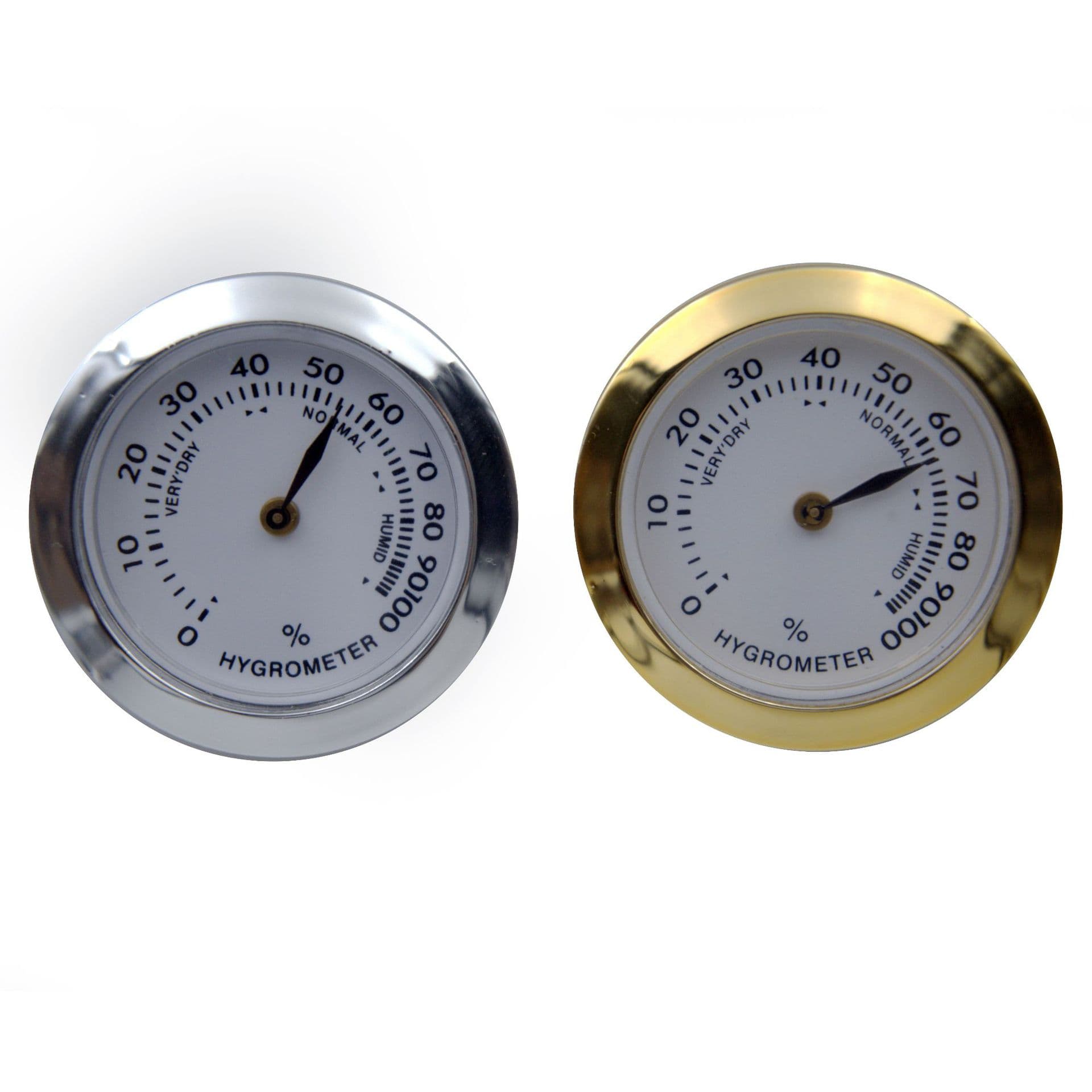 Embedded Dial Hygrometer 37mm Round Mini Humidity Meter Decorative Gauge