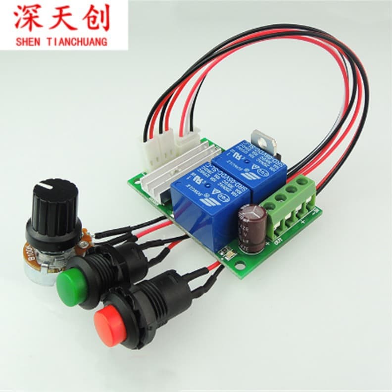 PWM DC Motor Speed Controller 6V12V24V Forward/Reverse Switch Electric Actuator Motor Controller Button