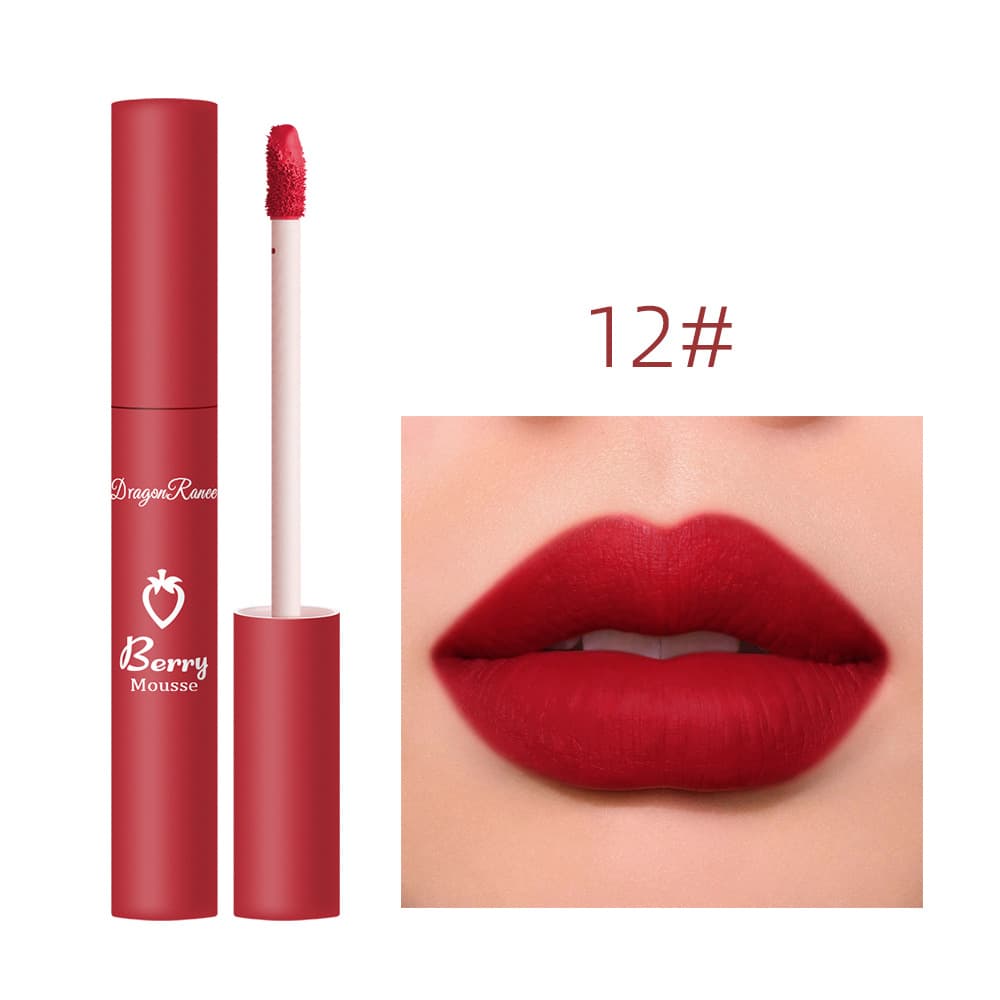 Cross-border Sweet Kiss Liquid Lipstick Matte Velvet Long-lasting Non-transfer Non-stick Cup Velvet Lip Gloss Matte Lipstick