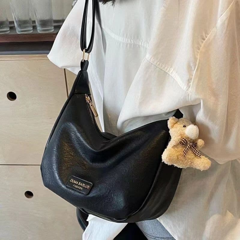 ⭐ Casual Versatile Dumpling Bag Fashionable Hand-Crumpled Small Bag for Women 2026 New Spring Commute Shoulder Crossbody Y9