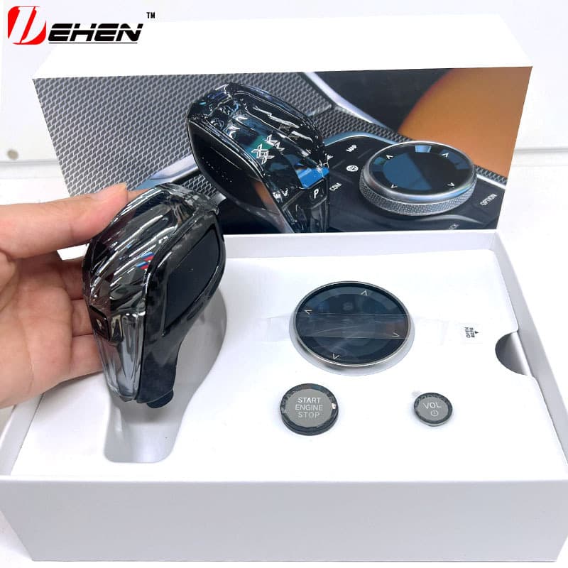 Compatible with BMW G20 G01 G02 G05 G06 G07 G12 G14 G15 Carbon Fiber Crystal Gear Shift Knob