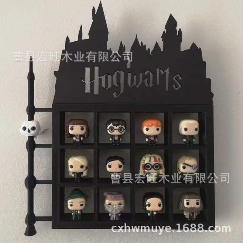 Cross-border new product Hogwarts Harry Potter castle rack rack ornaments decoration lattice shelf