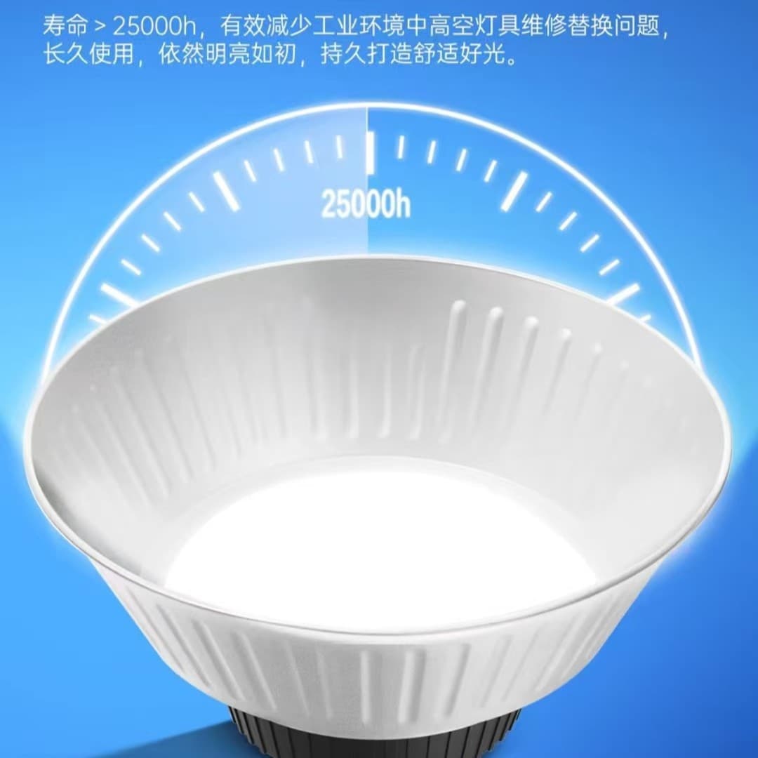 Factory Lighting Industrial Pendant Light, Ultra-Bright Industrial Light, Warehouse Factory Workshop LED Gym Skylight 50W/70W