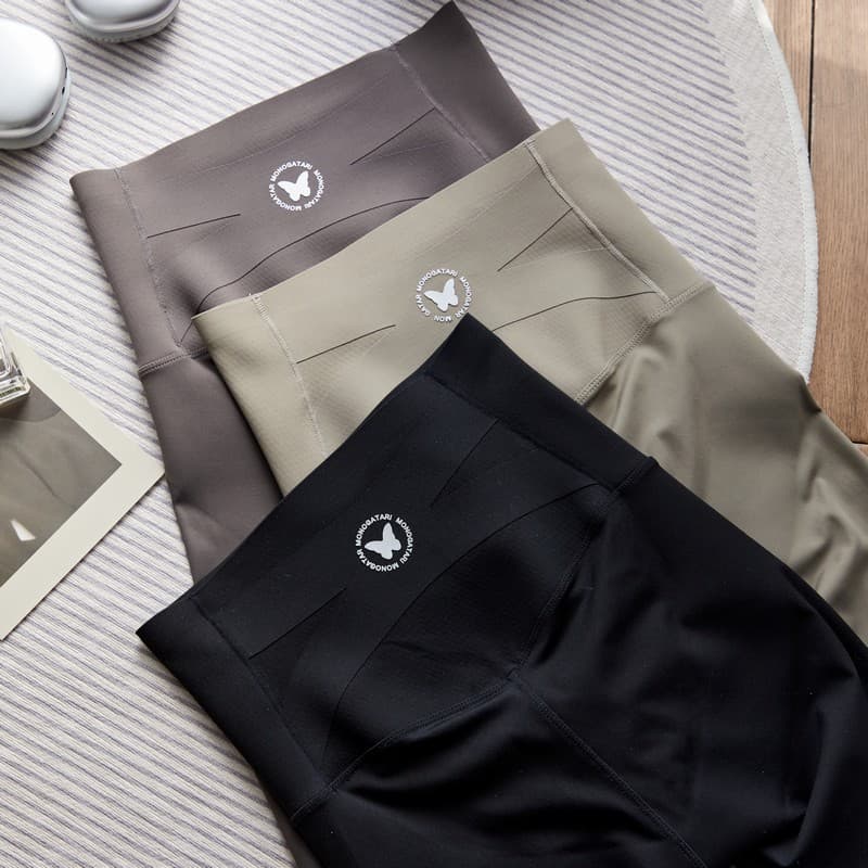5025 Seamless Butterfly Shark Pants Women Plus Size High Waist Tummy Control Yoga Pants Fleece Lined Thermal Leggings Autumn Winter