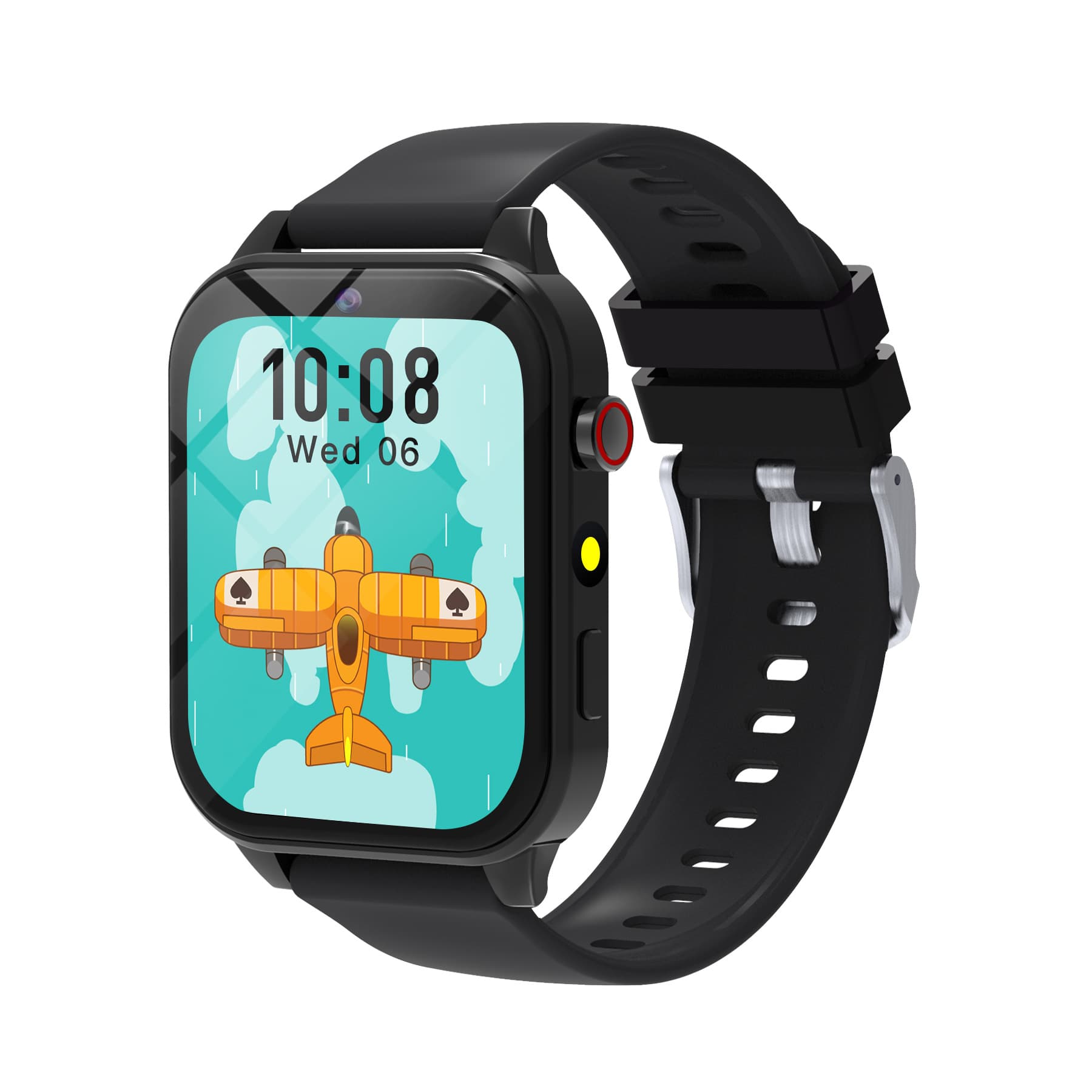 2025 New T6 Kids Game Watch Cross-border Bestseller Color Screen Music Camera Kid Toy Bracelet with Positioning