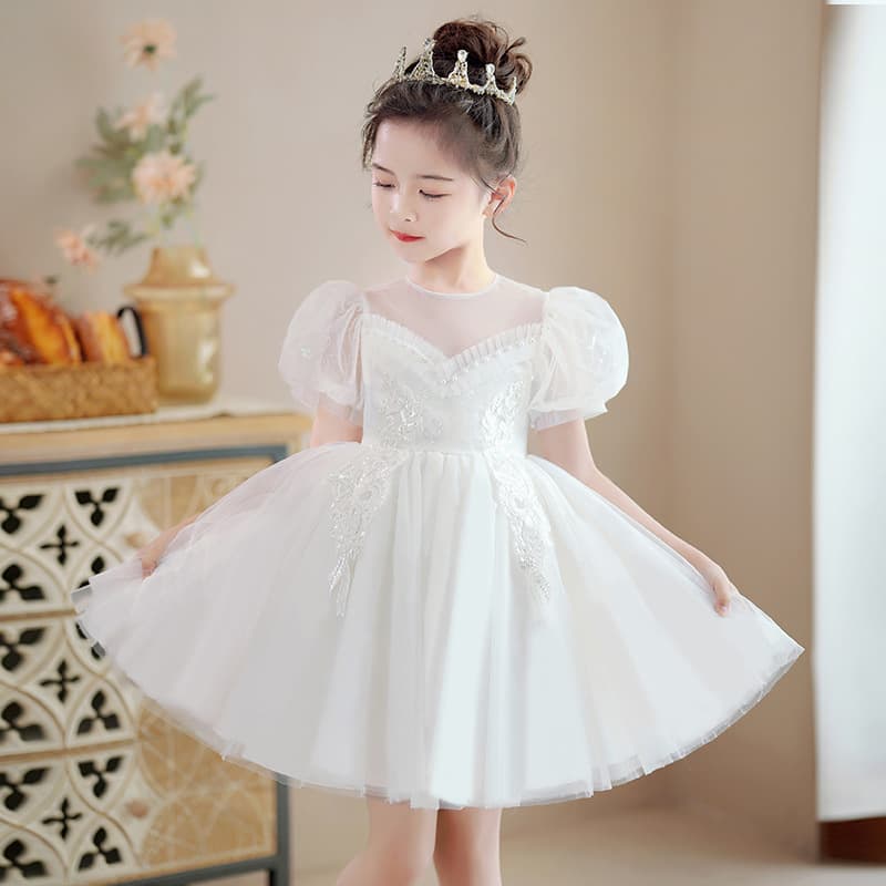 2026 New Tutu Dress for Girls Princess Dress Performance Birthday Dress Summer Fashionable Children's Gown