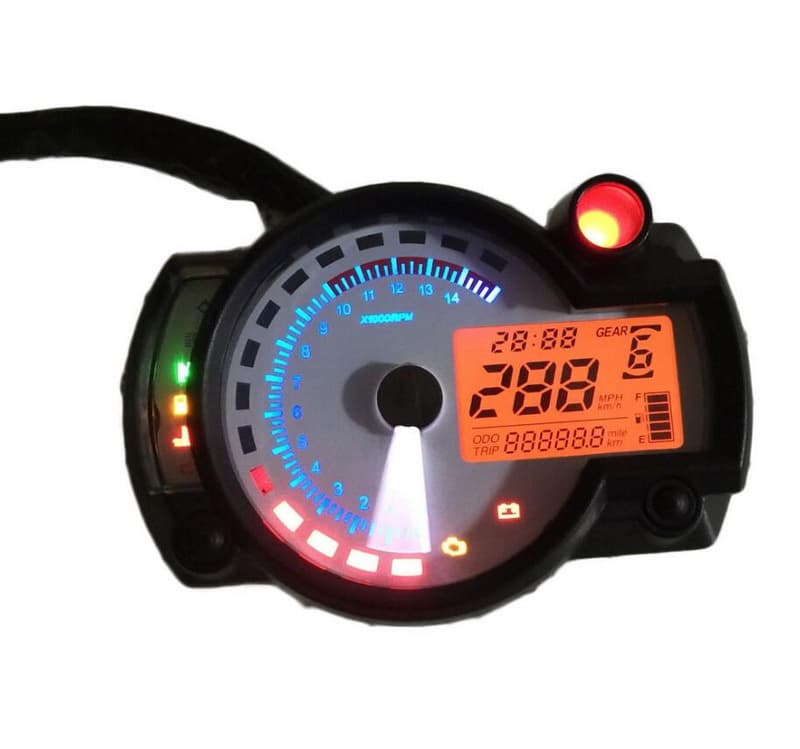 Universal motorcycle LCD instrument, odometer, tachometer, dual odometer modification drop shipping