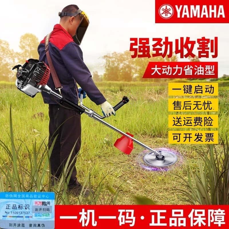 Four-Stroke Backpack Multifunctional Agricultural Reaper and Weed Trimmer, Small Household Gasoline Brush Cutter