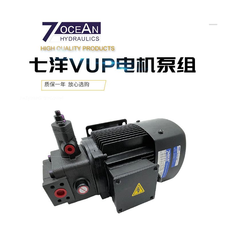 Qiyang Hydraulic VUP-08/12/16/23-1/2/3-0.75/1.5/2.2-10 wet oil pump motor unit