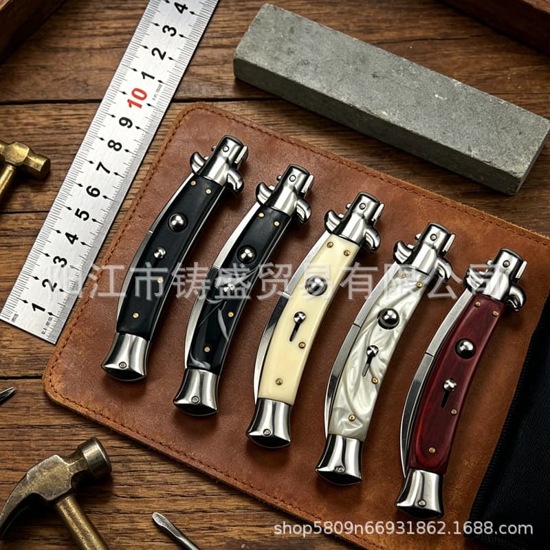 Cross-border Hot Selling AKC Folding Knife Portable High Hardness Tactical Outdoor Camping Pocket Knife Sharp Fruit Knife