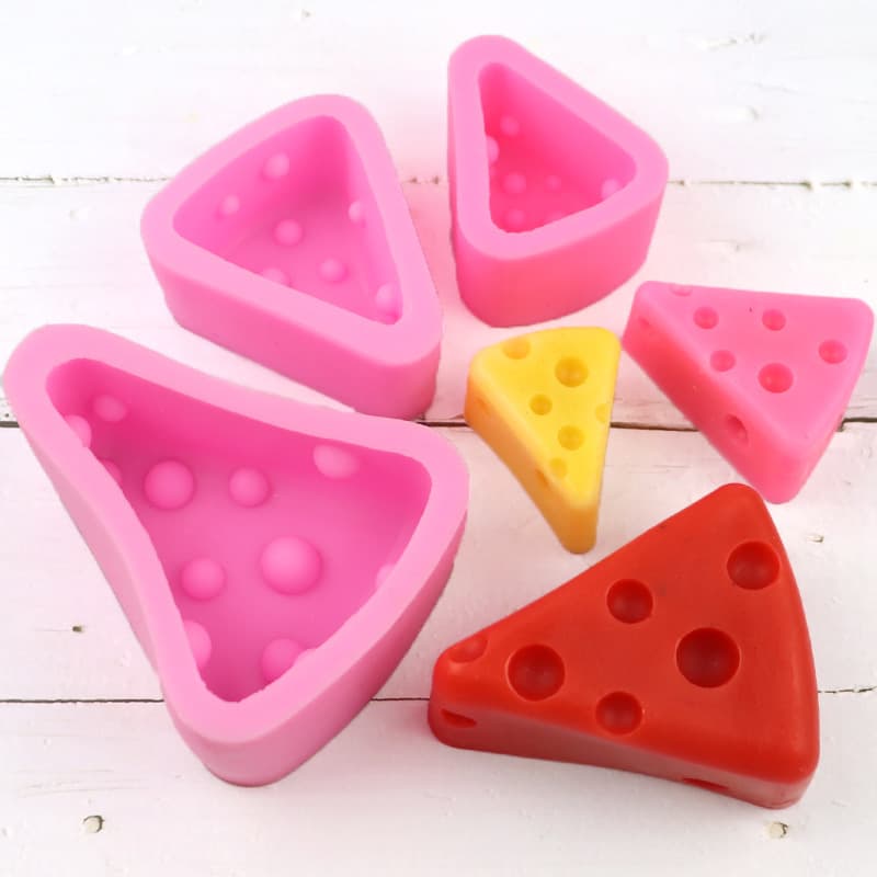 Dubi Small Medium Large Cheese Block Silicone Ice Cream Mold Cheese DIY Plaster Mold Accessory Mold Cake Mold