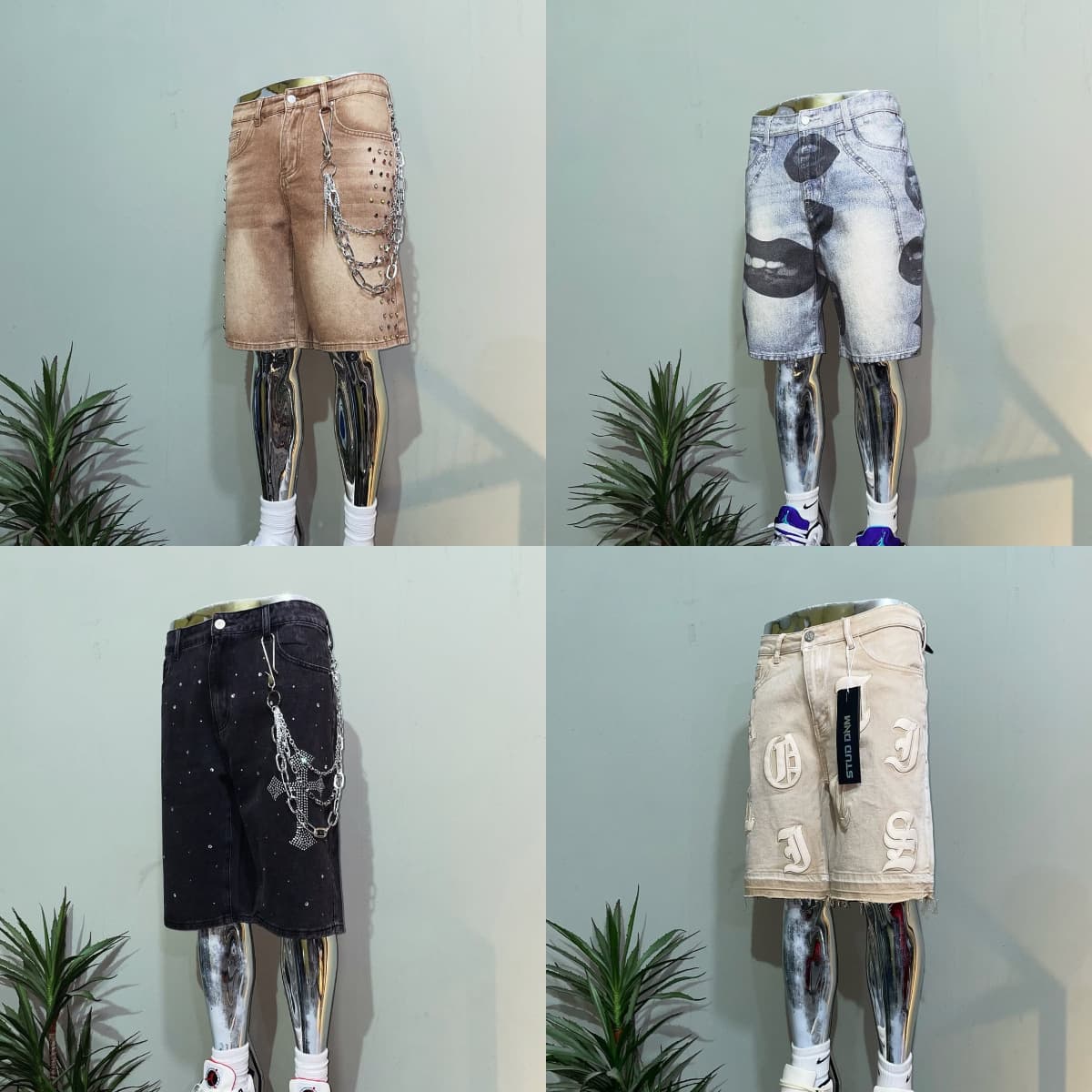 Men's denim shorts wholesale jeans new quarter pants in stockAvailable men denim shorts