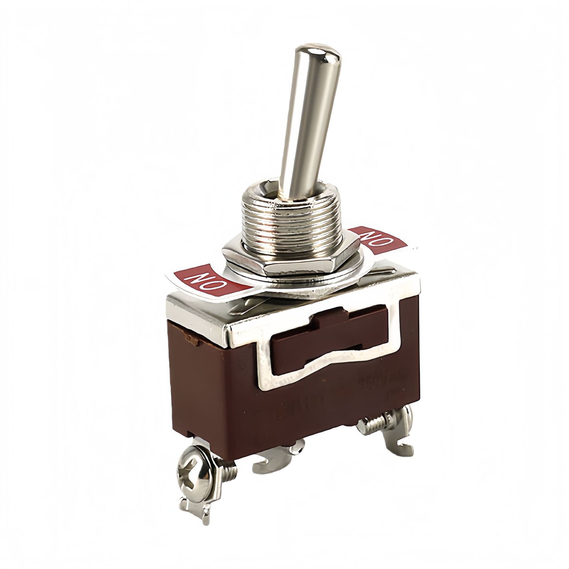 E-TEN Brown Toggle Switch with Screw Terminals, 2/3 Position, Power Rocker Toggle Switch 3/6/9 Pin