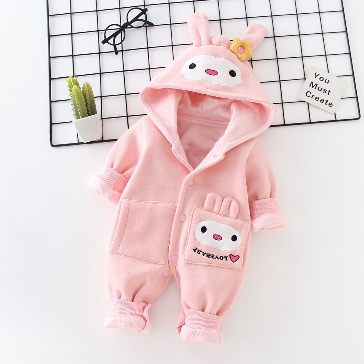 Baby Romper Spring Autumn Warm Going Out Bodysuit Newborn Boys Girls Baby Suit 3-6-9-12 Months Set