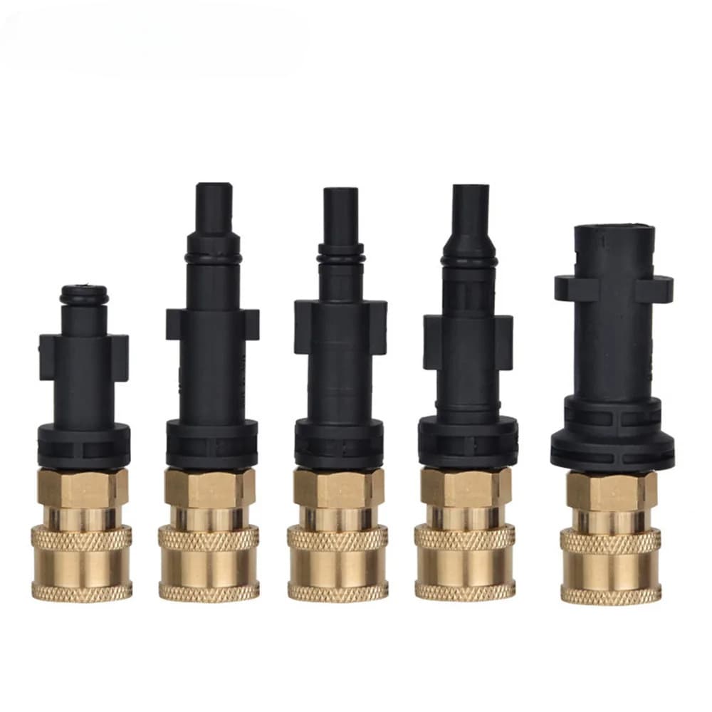 Cross-border Supply 1/4 Quick Connector Adapter for Karcher, Lavor, Bode, Bosch Pressure Washer Foam Gun Water Gun Conversion