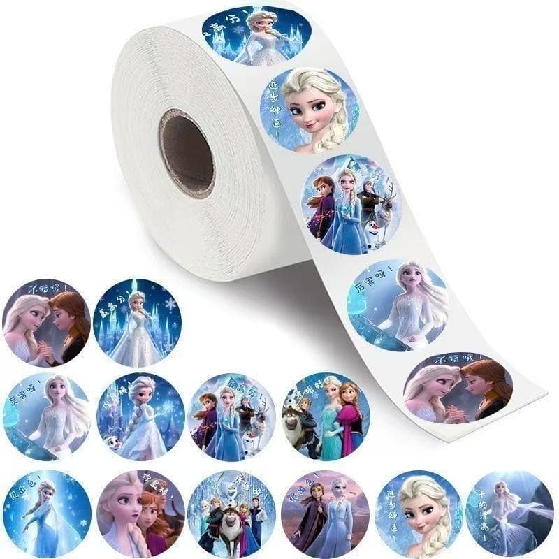 Princess Elsa cute decorative children's stickers Frozen self-adhesive hand account reward gift sealing stickers
