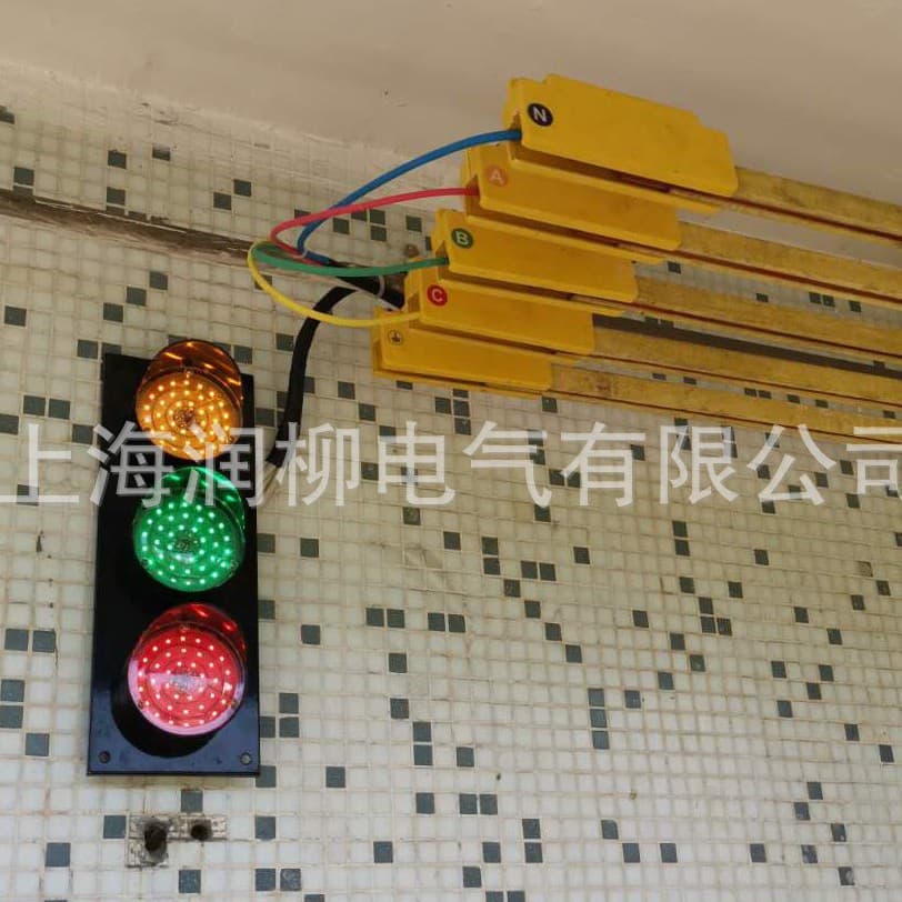 Sliding Contact Line Power Indicator ABC-HCX-100, Three-Phase AC 380V, Diameter 100mm, for Crane and Overhead Crane Use
