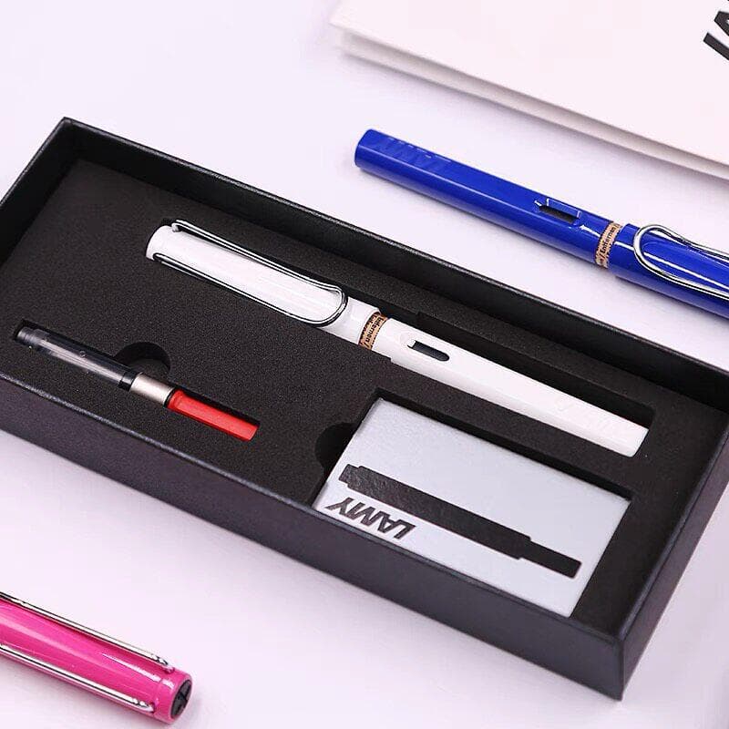 LAMY Safari Fountain Pen Business Black Iron Box Gift Set Safari Series Fountain Pen