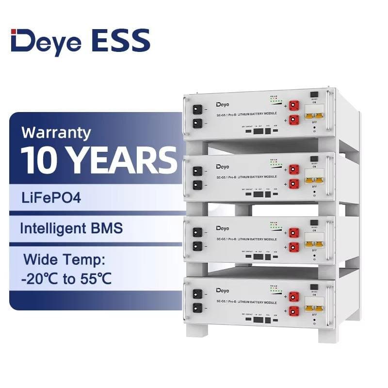 Deye Hot Selling Low Voltage Lithium Battery SE-G5.1Pro-B SE-G5.1/10.2 Home Energy Storage Battery