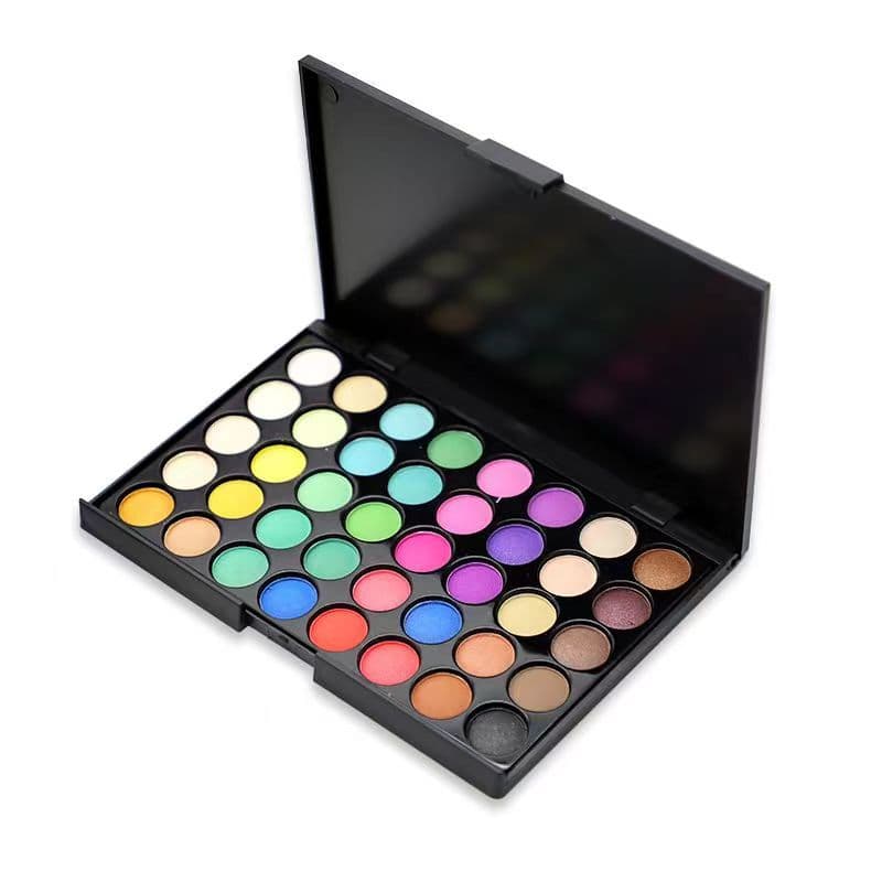 40-Color Eyeshadow Palette with Shimmer and Matte Shades, Everyday Makeup Palette, Fine Powder, Easy to Apply