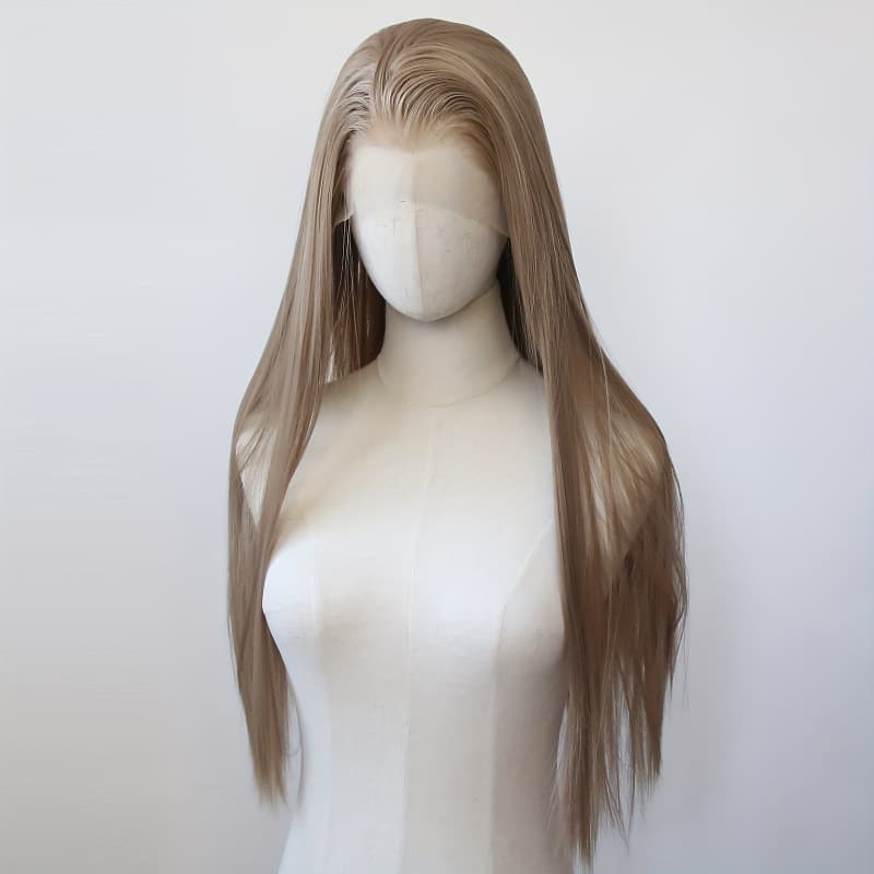 2026 New Cross-border Drop Shipping Heat-Resistant Neutral Adult Synthetic Fiber Lace Wig Cross-border Drop Shipping