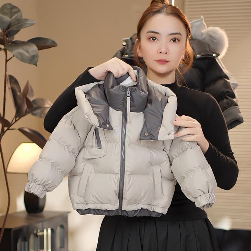 m351 Stylish Warm Thick Cotton Coat for Girls and Boys Winter Fashion Cotton Padded Jacket Thick Thermal Cotton Wear