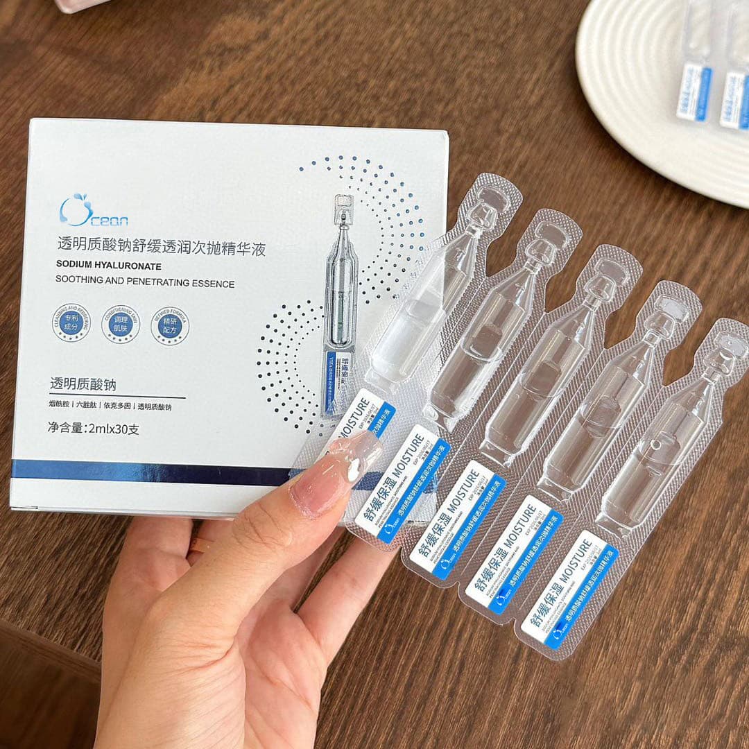 Custom Bifida Ferment Lysate Anti-Wrinkle, Firming, and Line-Reducing Single-Use Essence, Genuine Hyaluronic Acid Concentrate for Pore Minimizing and Repair