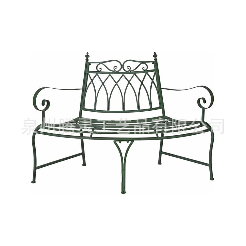 Garden Tree Surround Chair Plaza Outdoor Tree Surround Chair Ironwork Tree Surround Seat Round Rest Park Chair Ironwork Chair Stool