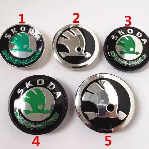 Suitable for Skoda Wheel Hub Caps for Octavia, Rapid, Fabia, Superb, and Magotan Tires 56mm 65 Center Cap