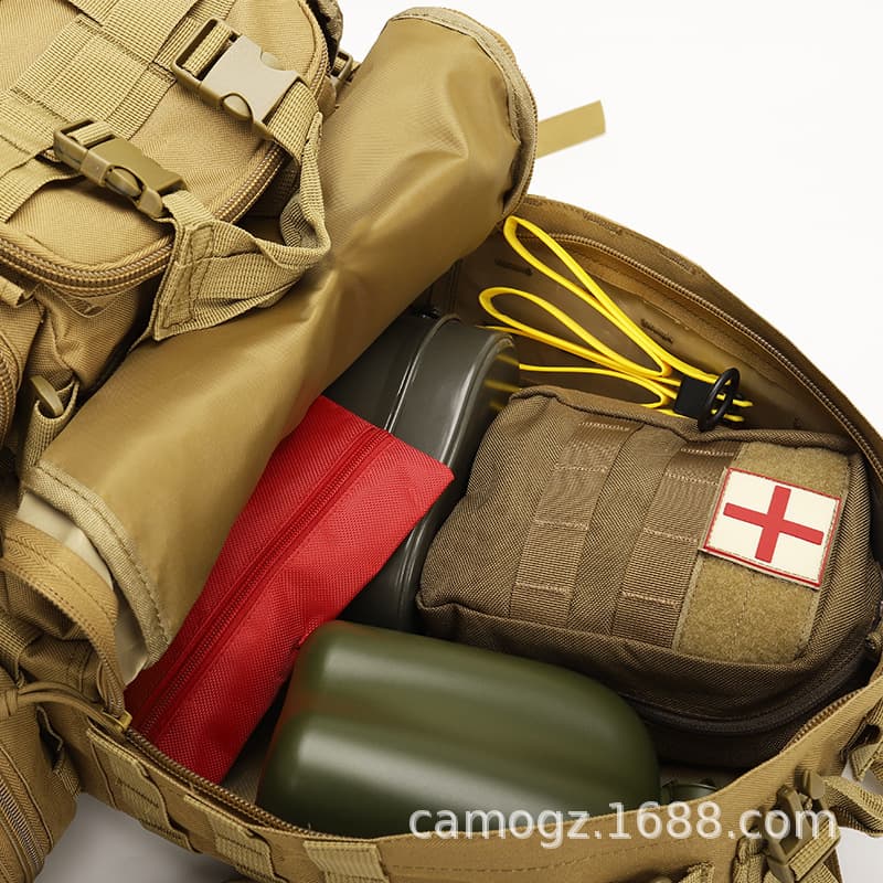 CAMO Combo Pack Mountaineering Backpack MOLLE Tactical Backpack Outdoor Hiking Sports Shoulder Bag