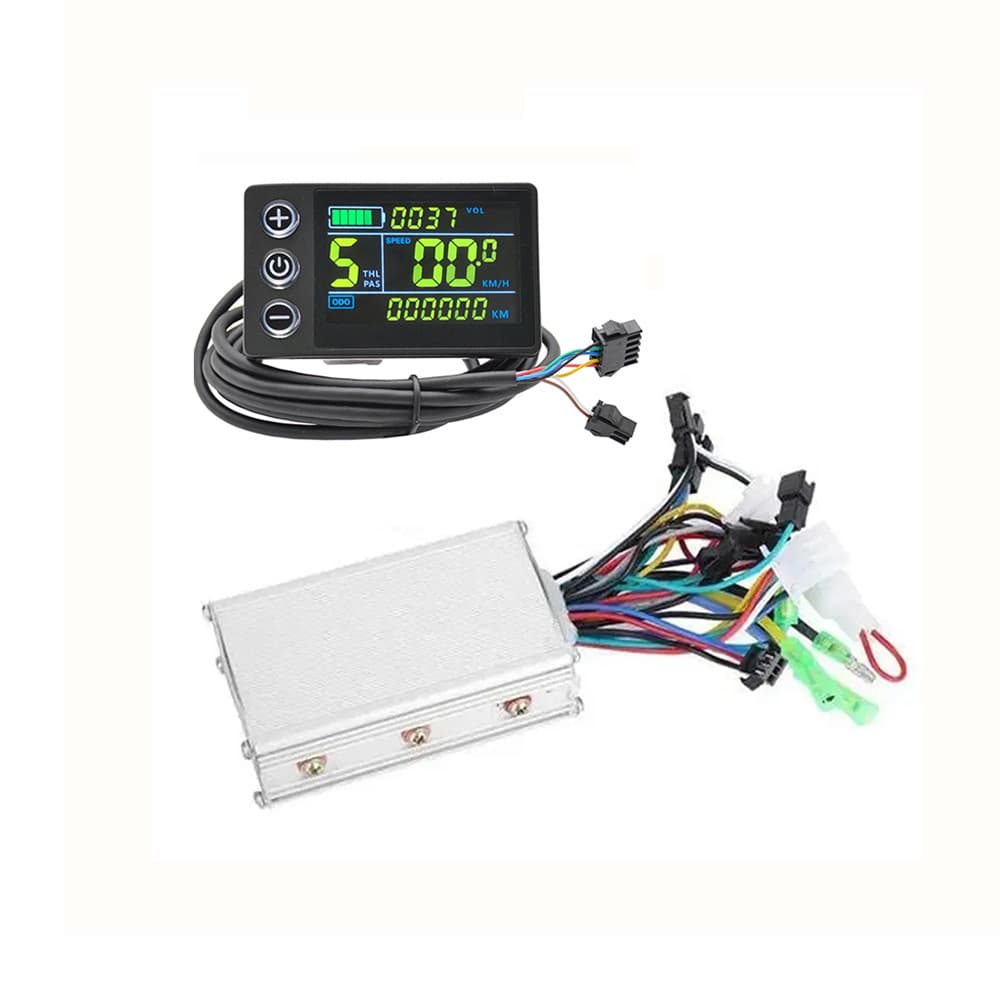 S866 Color Screen Meter Controller Set, Electric Bike LCD Smart Display Brushless Motor Conversion Kit