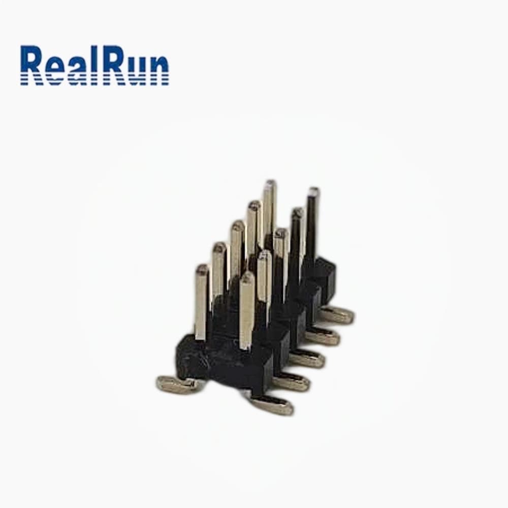 Huizhou factory direct sale 1.27mm female header connector with cylindrical post
