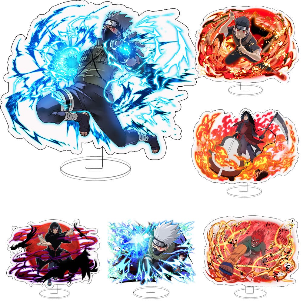 Naruto Kakashi Naruto Sasuke Itachi Kai two-dimensional animation acrylic ornaments Dali brand sample display