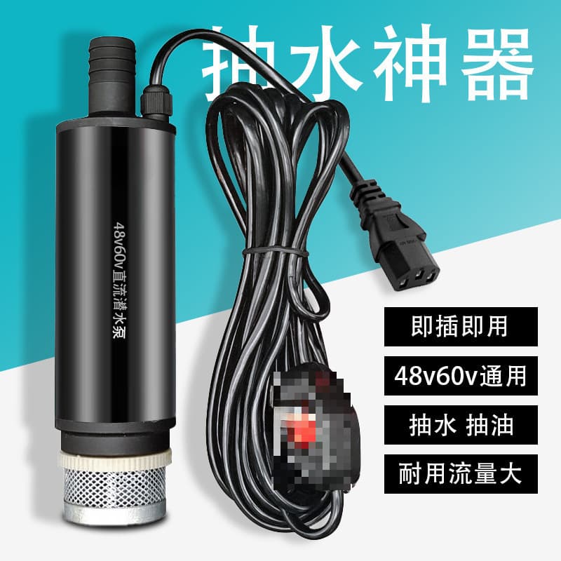 DC Water Pump Watering Vegetable Farming Marine Electric Water Pump Battery Car Water Extractor