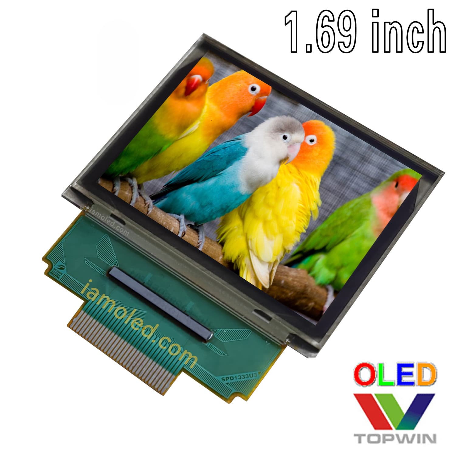 1.69-inch color OLED LCD display UG-6028GDEFF01 Topwin new driver 30-pin