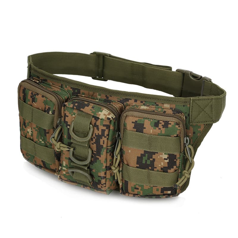 Cross-border Hot-selling Outdoor Triple Small Waist Bag Outdoor Travel Waist Pack Tactical Small Waterproof Hiking Cycling Bag