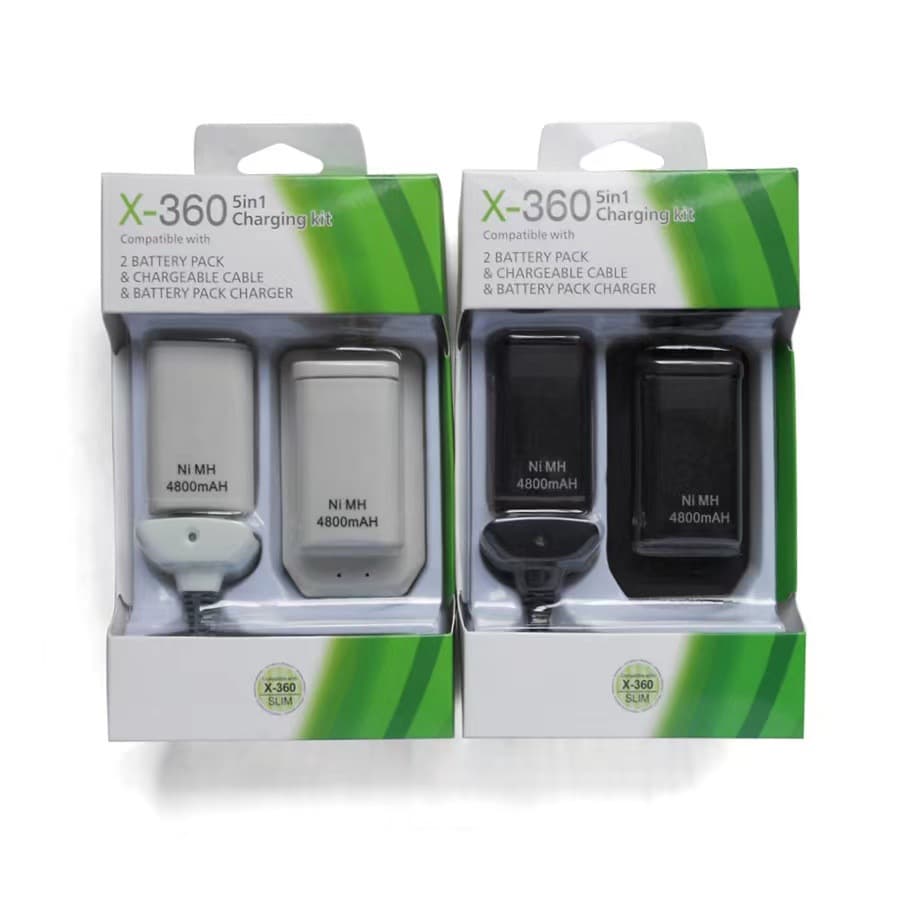 X-BOX360 5-in-1 Battery Kit X-BOX360 Dual Battery Charging Kit X-BOX360 Controller Power