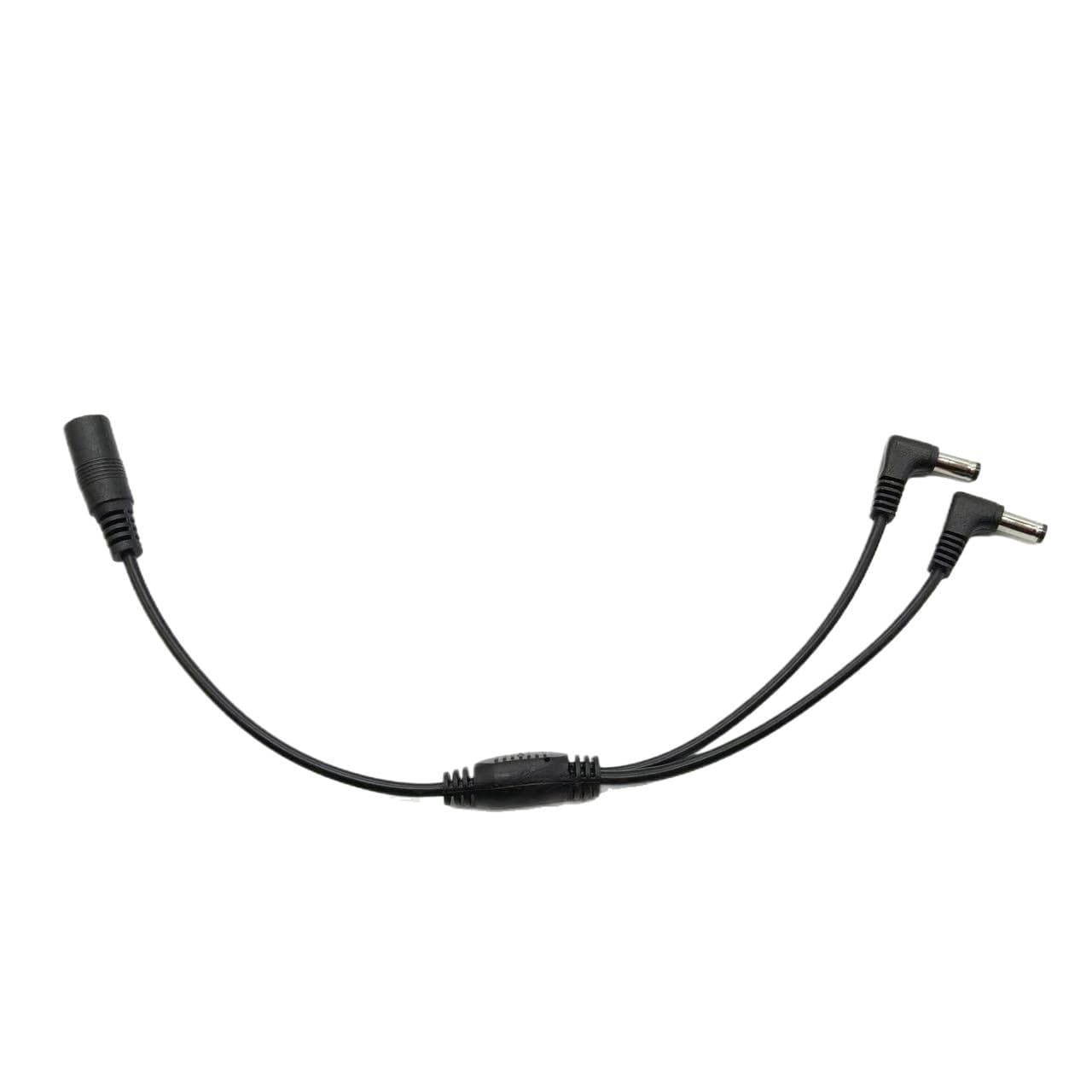 DC5521 1-to-2 Surveillance Connection Cable, DC5521 Extension Cable, 5521 Male Right-Angle Surveillance Power Cord