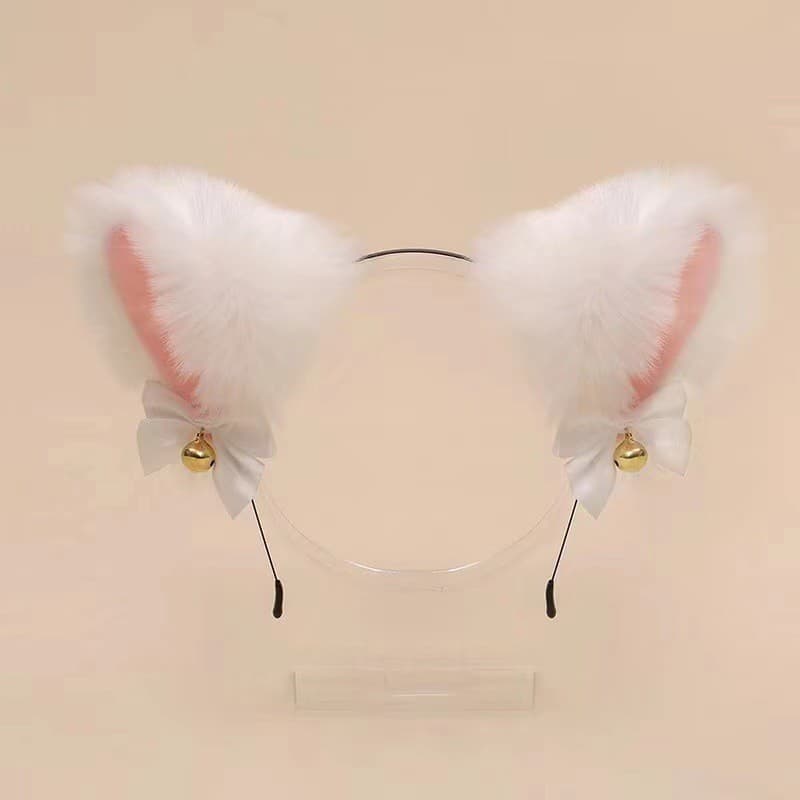 Adorable Cat Ears Hairpins Women's Maid Cosplay Hairband Black Lace Rimmed Cat Ears Hair Accessories From China Mainland