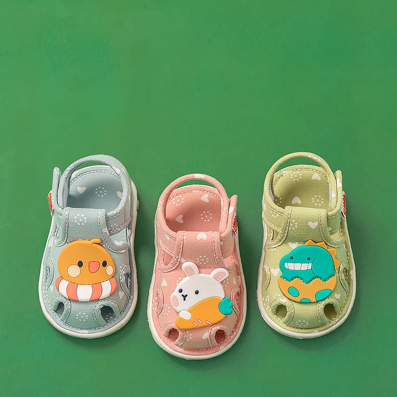 Happy Mary Baby Shoes Unisex Soft Sole Walking Shoes Toddler Size 1-3 Years Old Head Covered Shoes Cute Animal Pattern