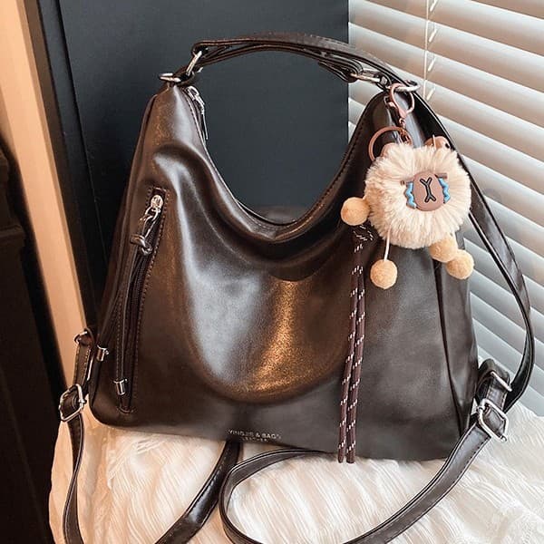 Korean Style Large Capacity Backpack for Women 2026 New Fashion Casual Underarm Bag Daily Versatile Large Tote Shoulder Bag