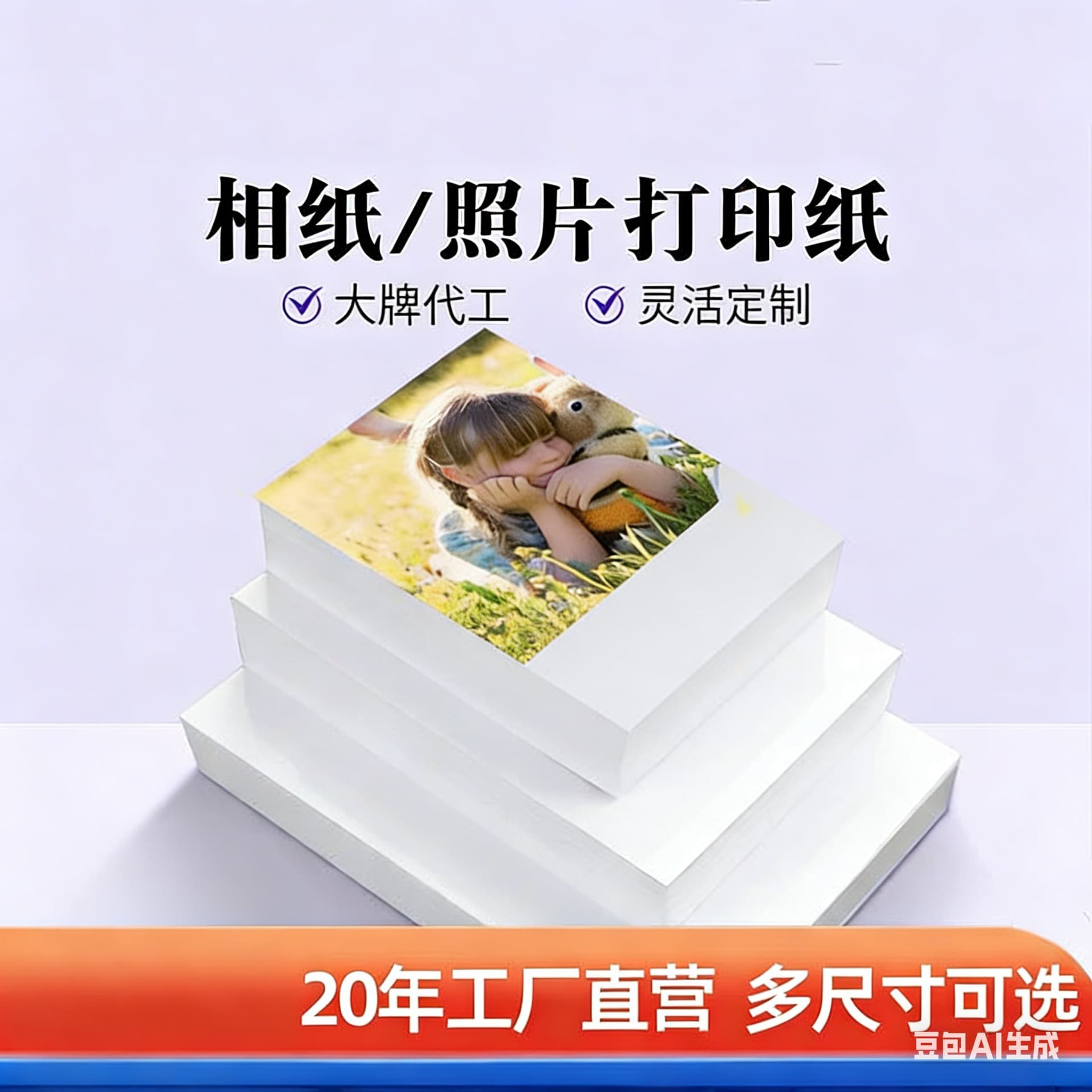 Photo DIY HD 4-inch 5-inch photo development photo printing small card multi-gram weight multi-size plastic sealing